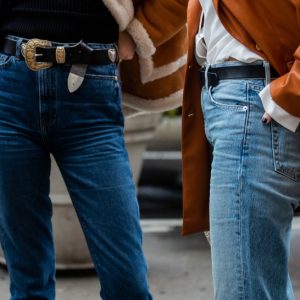 Fardo de pantalones jeans pitillo de mujer baratos
